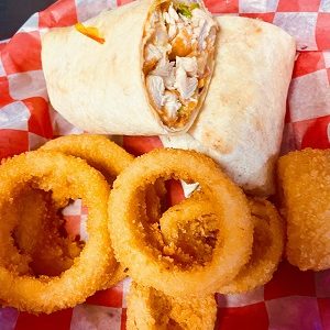 Billie's Burgers & Beer Buffalo Chicken Wrap