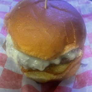 Billie's Burgers & Beer Mushroom & Swiss Burger